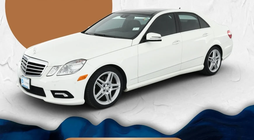 Mercedes-Benz E350 2011 — Kavod promotional illustration